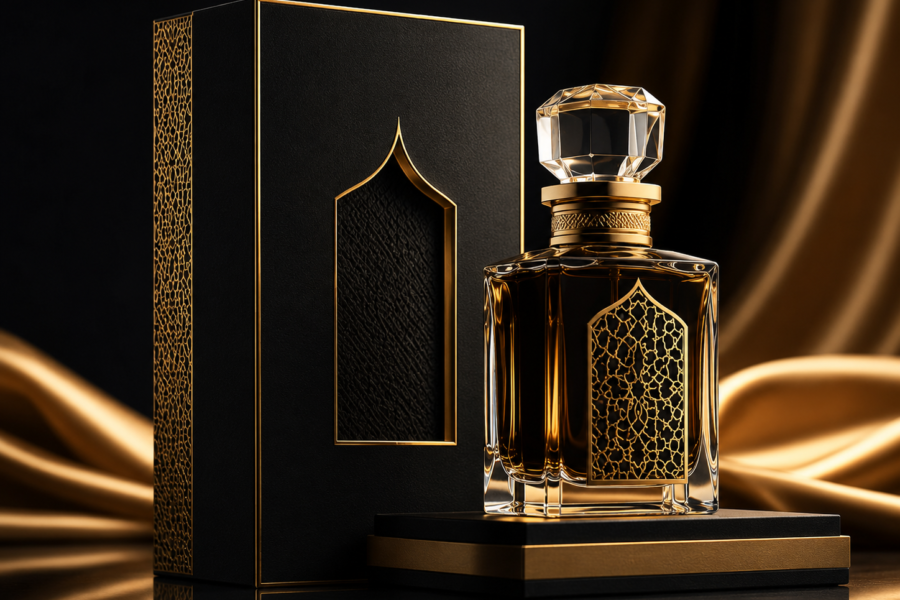 Packaging luxury perfumes
